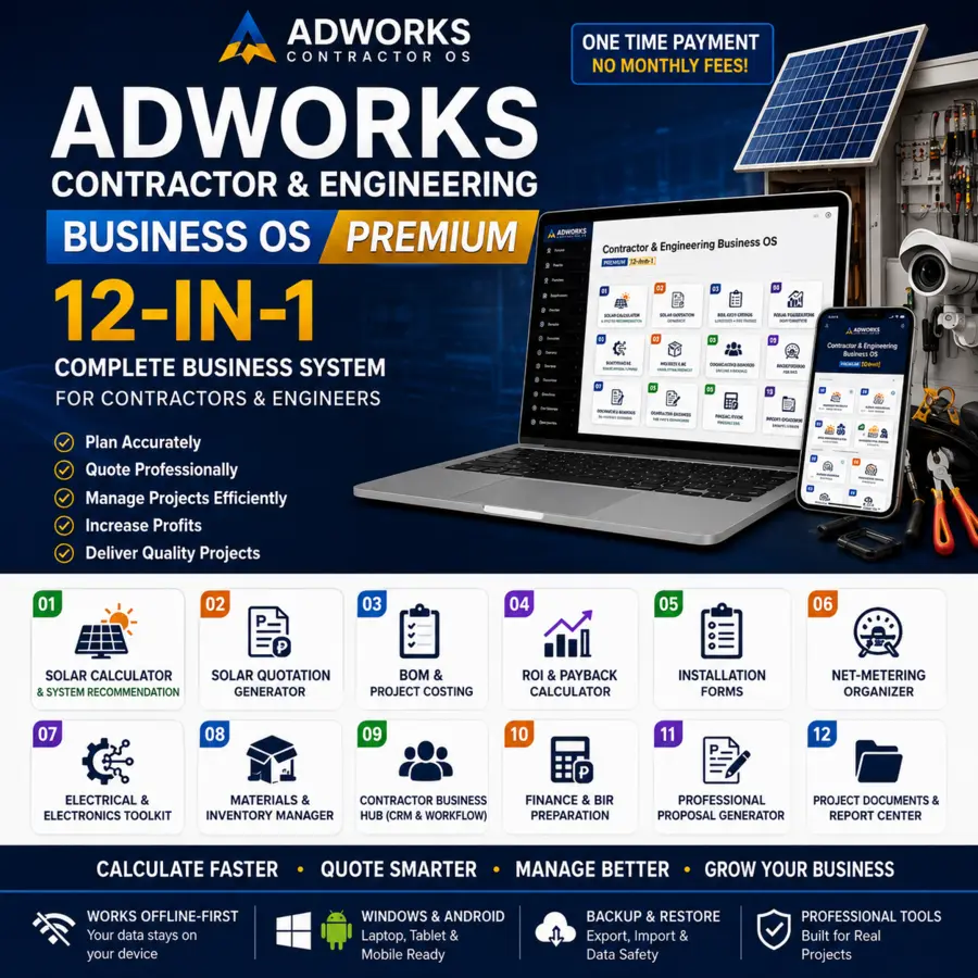 ADWORKS Solar Installer Premium
